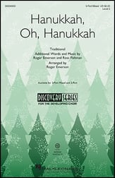 Hanukkah, Oh, Hanukkah Three-Part Mixed choral sheet music cover